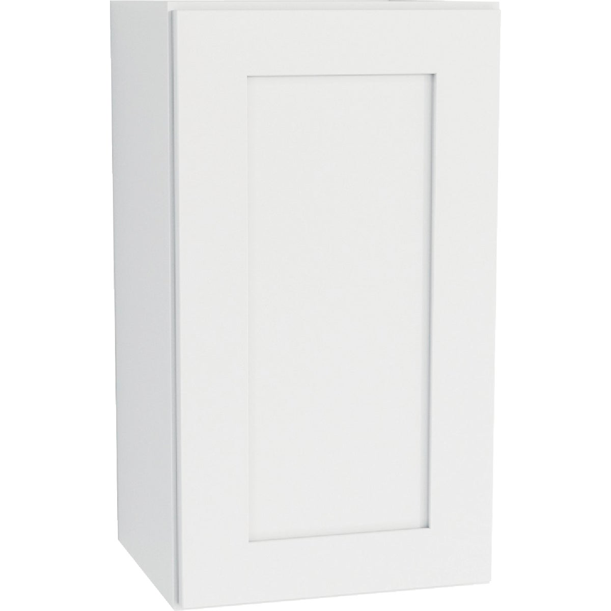 CraftMark Plymouth Shaker 18 In. W x 12 In. D x 30 In. H Ready To Assemble White Wall Kitchen Cabinet