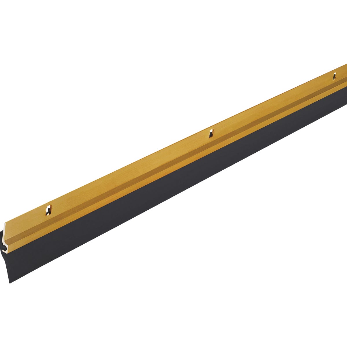 M-D 1-1/4 In. x 36 In. Brite Gold Aluminum & Vinyl Door Sweep