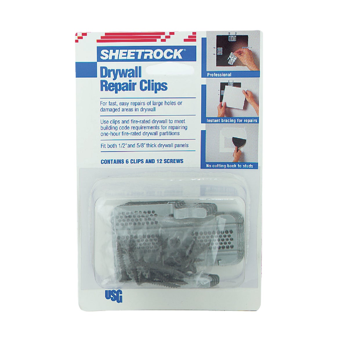 Sheetrock Metal Drywall Repair Clip