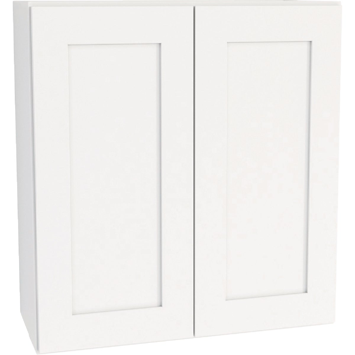 CraftMark Plymouth Shaker 24 In. W x 12 In. D x 30 In. H Ready To Assemble White Wall Kitchen Cabinet
