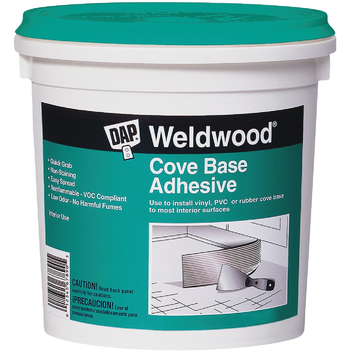 DAP Weldwood Cove Base Adhesive, 1 Qt.