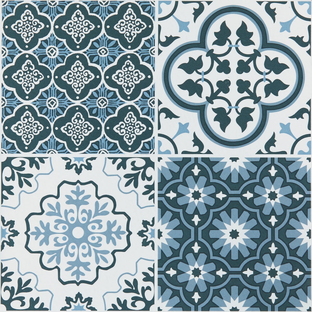 Home Impressions Melian Blue 12 In. x 12 In. Vinyl Floor Tile (45 Sq. Ft./Box)
