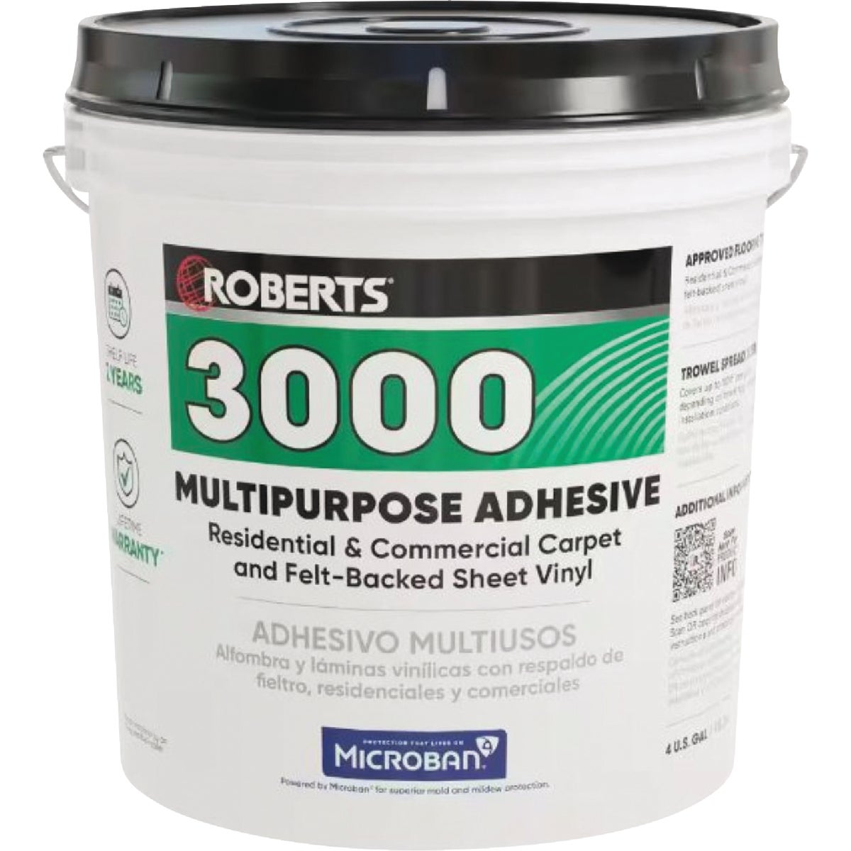 Roberts Multi-Purpose Floor Adhesive, 4 Gal. 