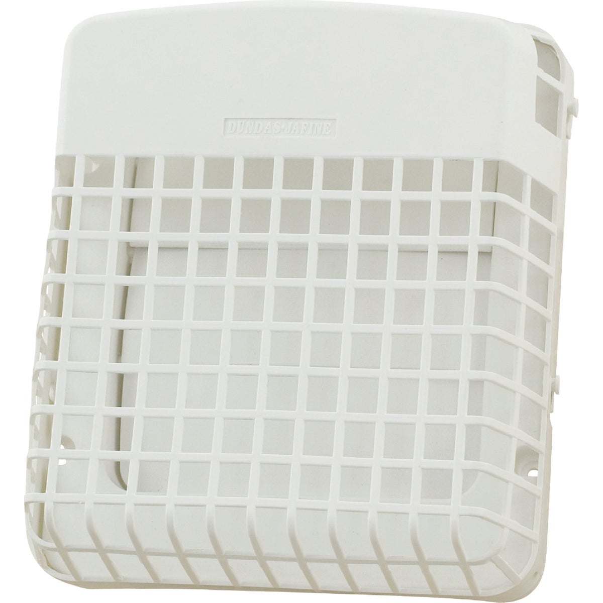 Dundas Jafine ProGard 4 In. White Plastic Dryer Vent Hood