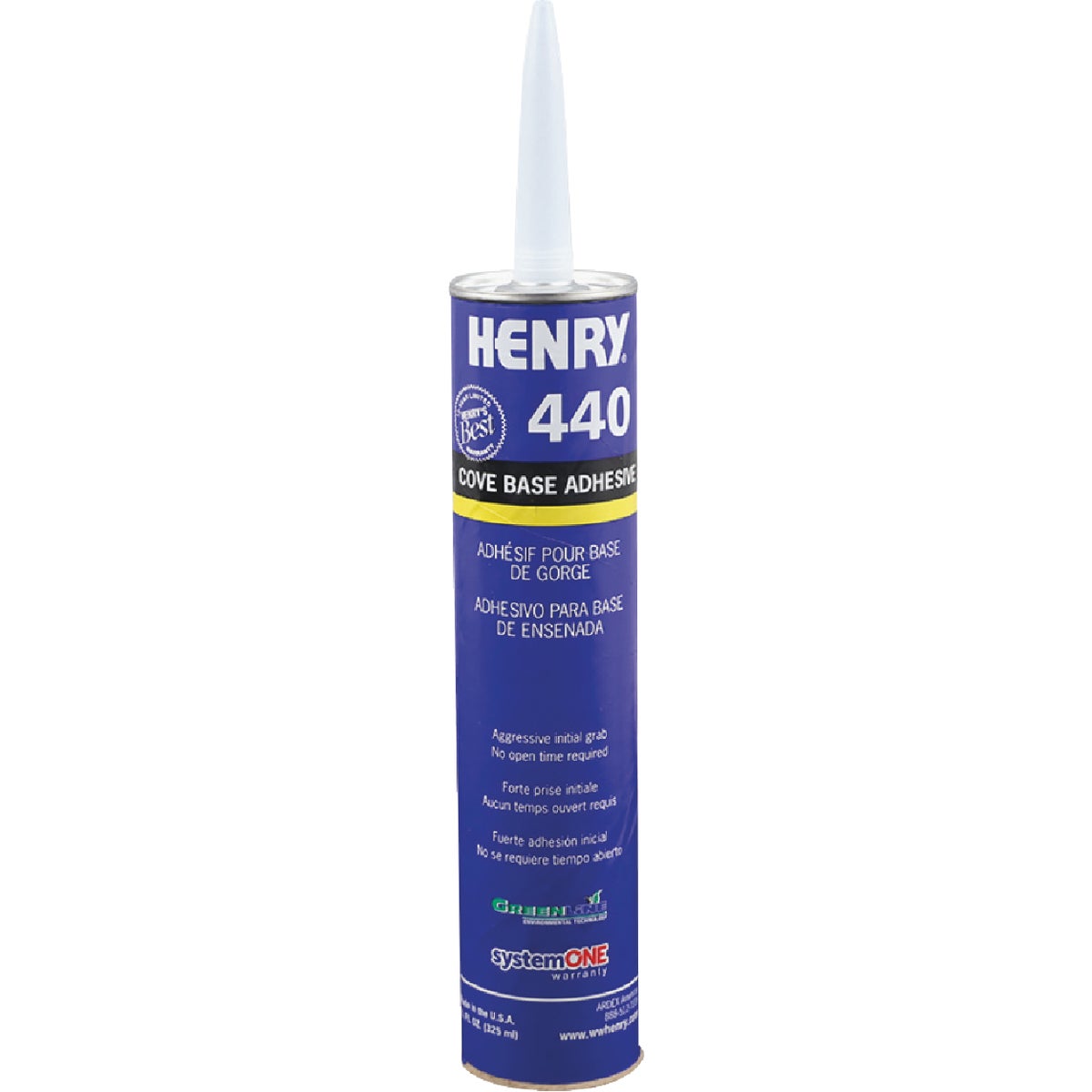 Henry Cove Base Adhesive, 11 Oz.