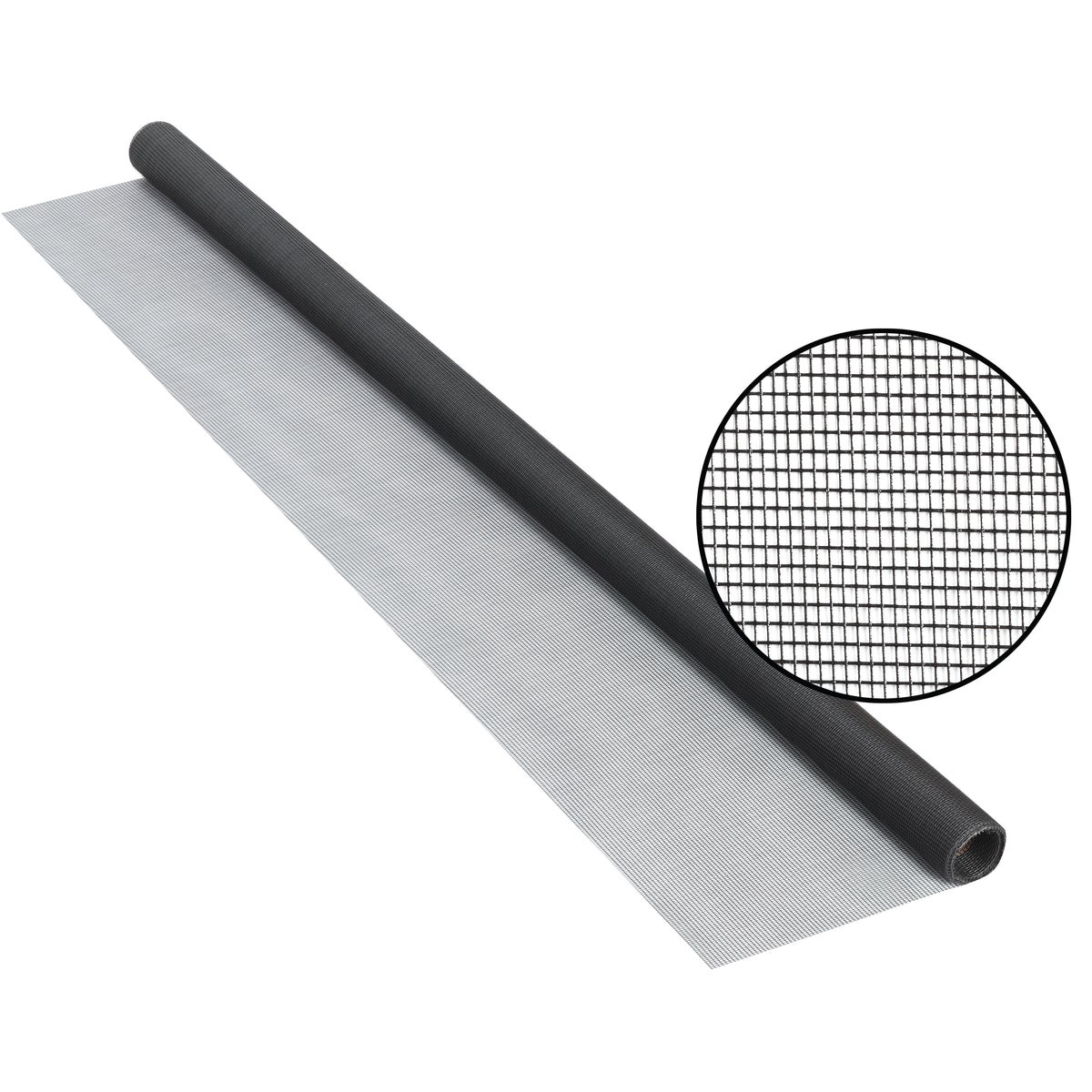 Phifer 30 In. x 84 In. Charcoal Fiberglass Screen Cloth Ready Rolls