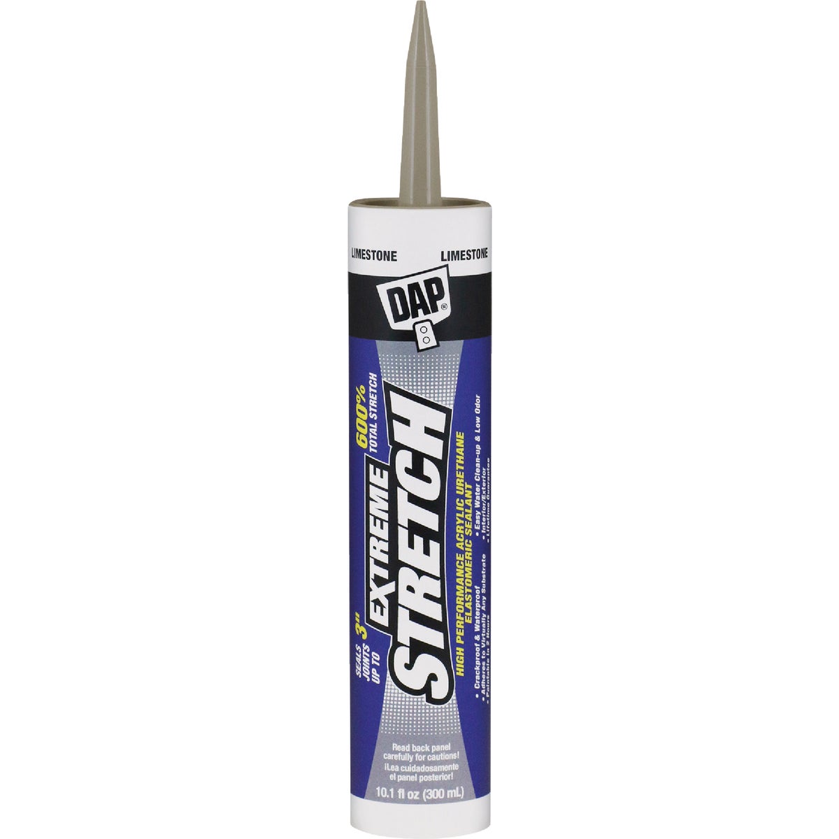 Dap Extreme Stretch 10.1 Oz. Limestone Acrylic Urethane Premium Elastomeric Sealant
