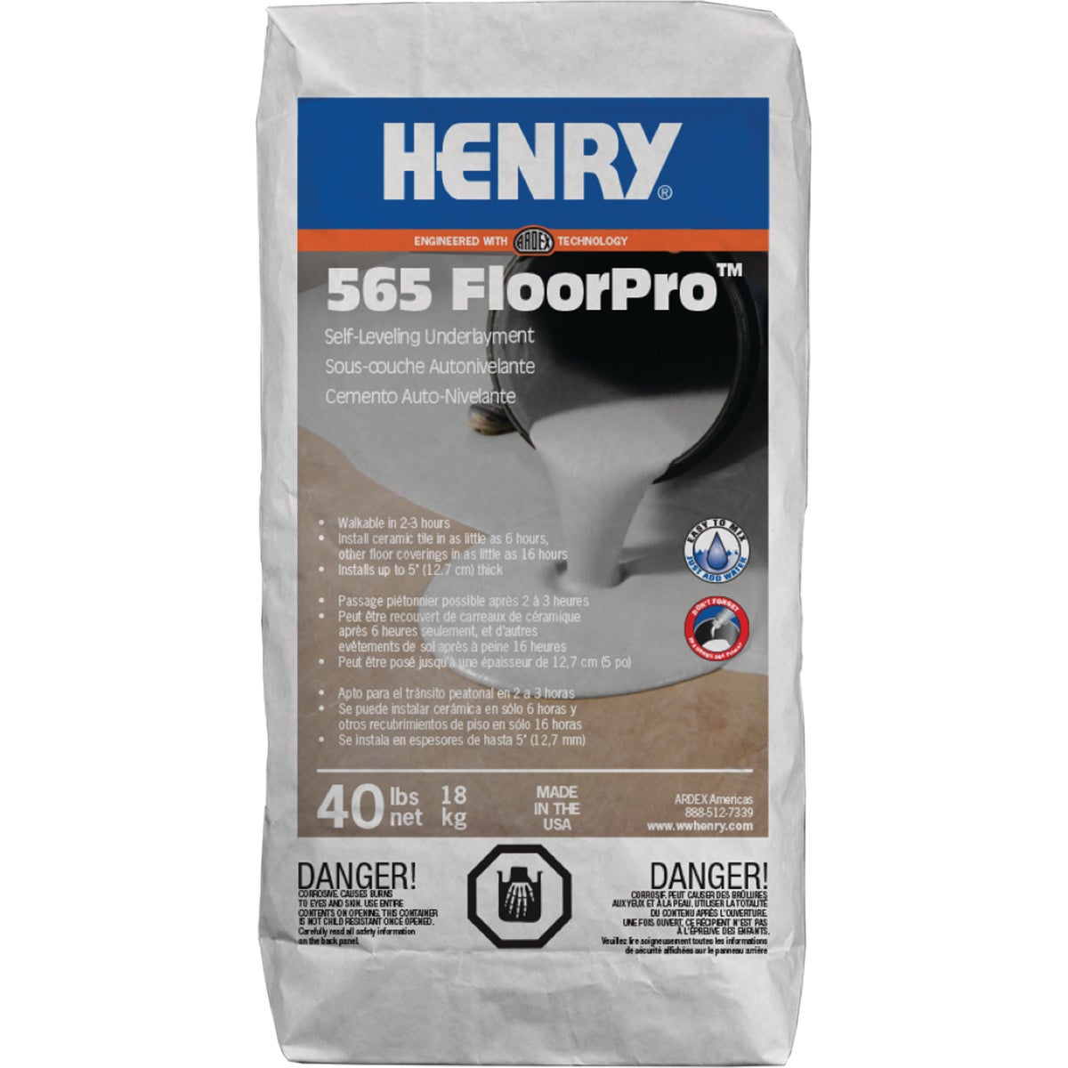 Henry 565 FloorPro Self-Leveling Underlayment (40 Lb.)