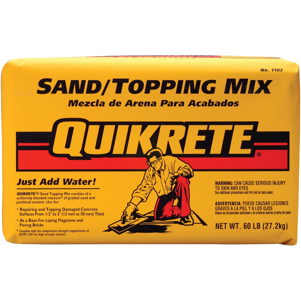 Quikrete 60 Lb Sand/Topping Mix