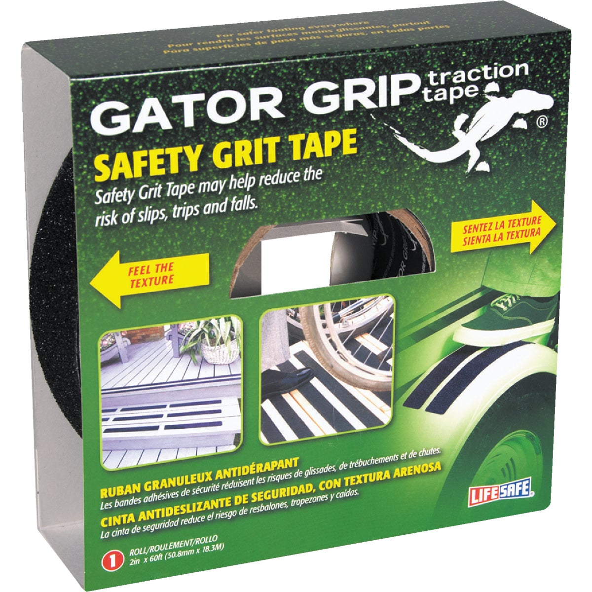 2″X60′ BLK SFT GRIT TAPE