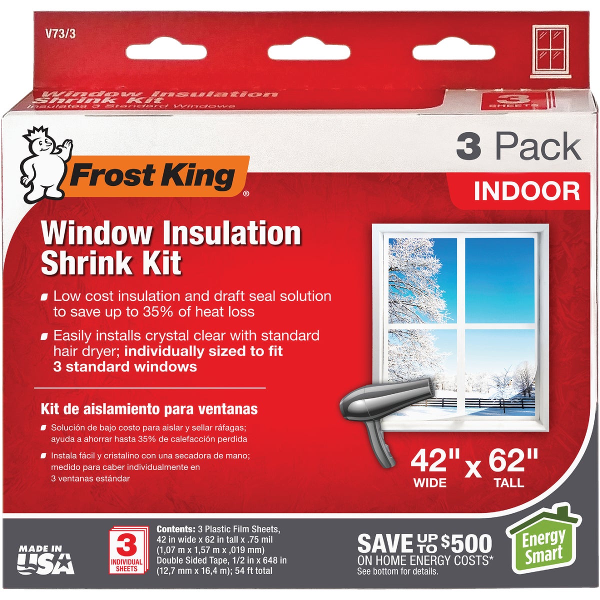 3PK SHRINK FILM WNDW KIT