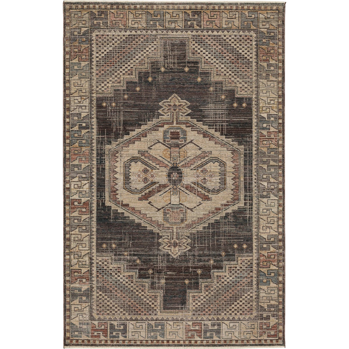 Mohawk Home Marash Medallion Mocha 23 In. x 96 In. Runner