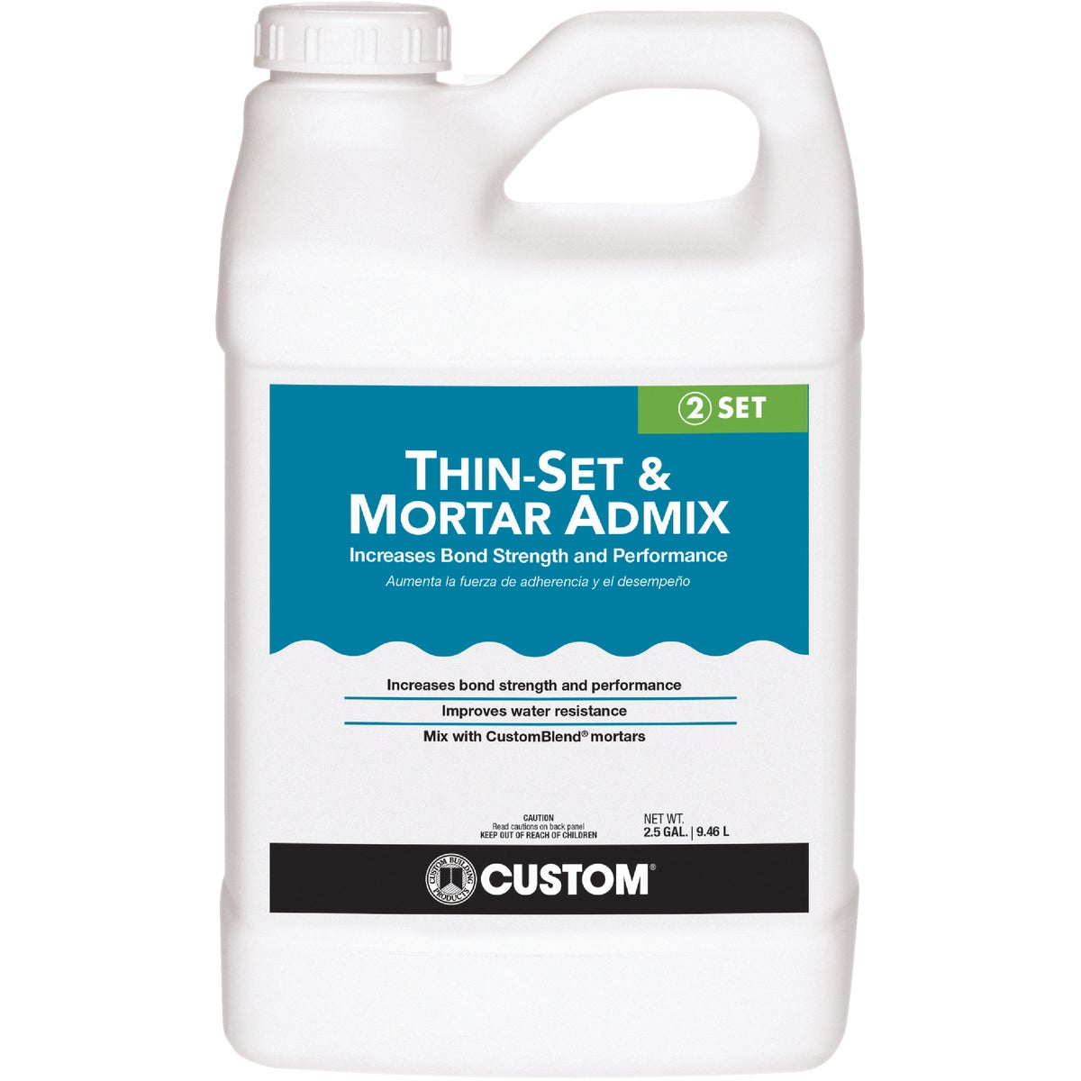 2.5GL THSET MORTAR ADMIX