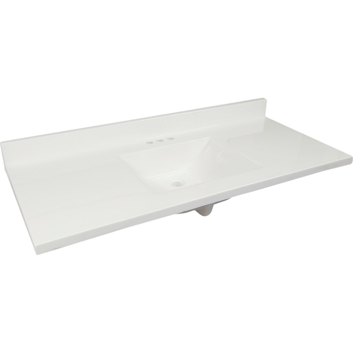 49X22 WHT WV VANITY TOP