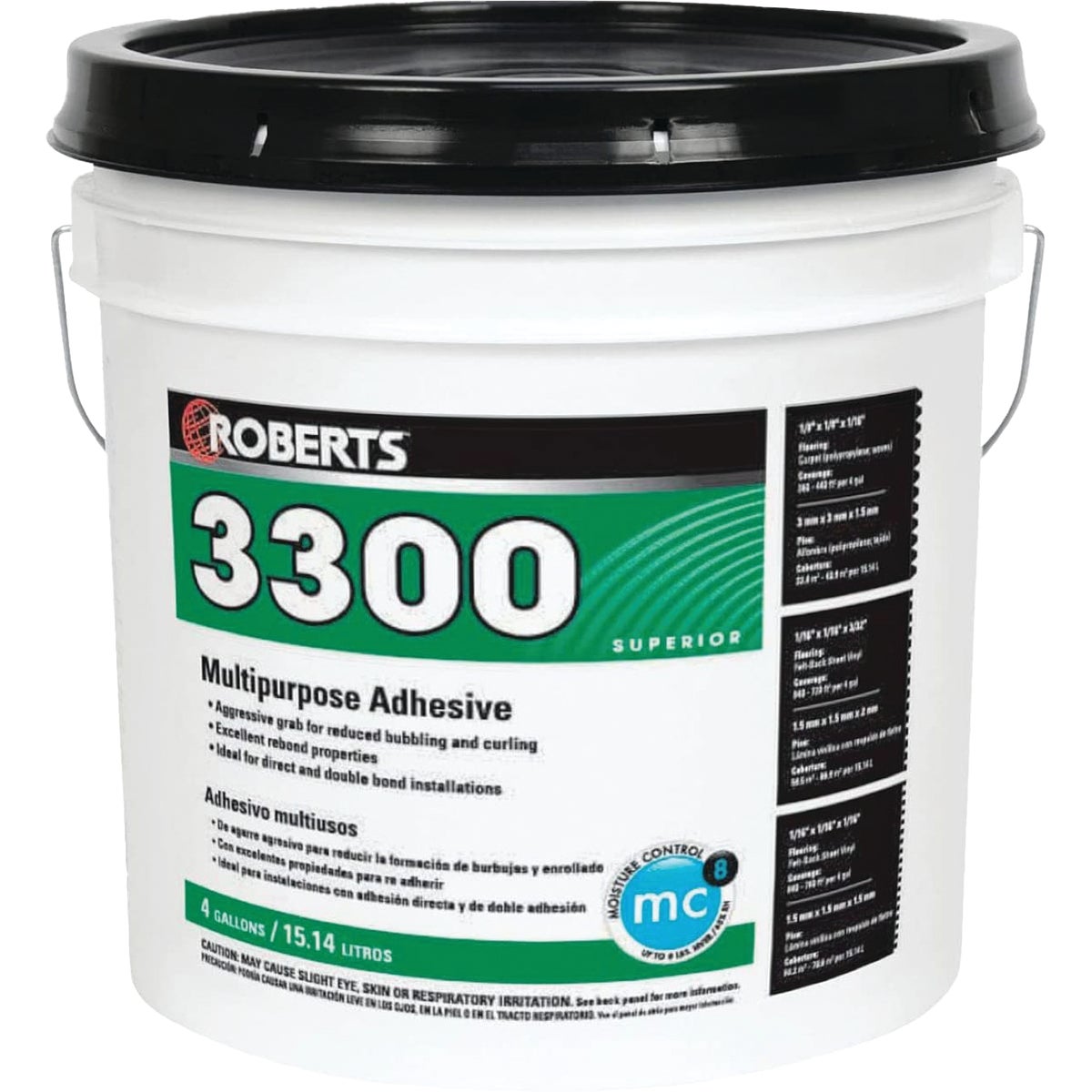 Max3300 Multipurpose Floor Covering Adhesive, 4 Gal.
