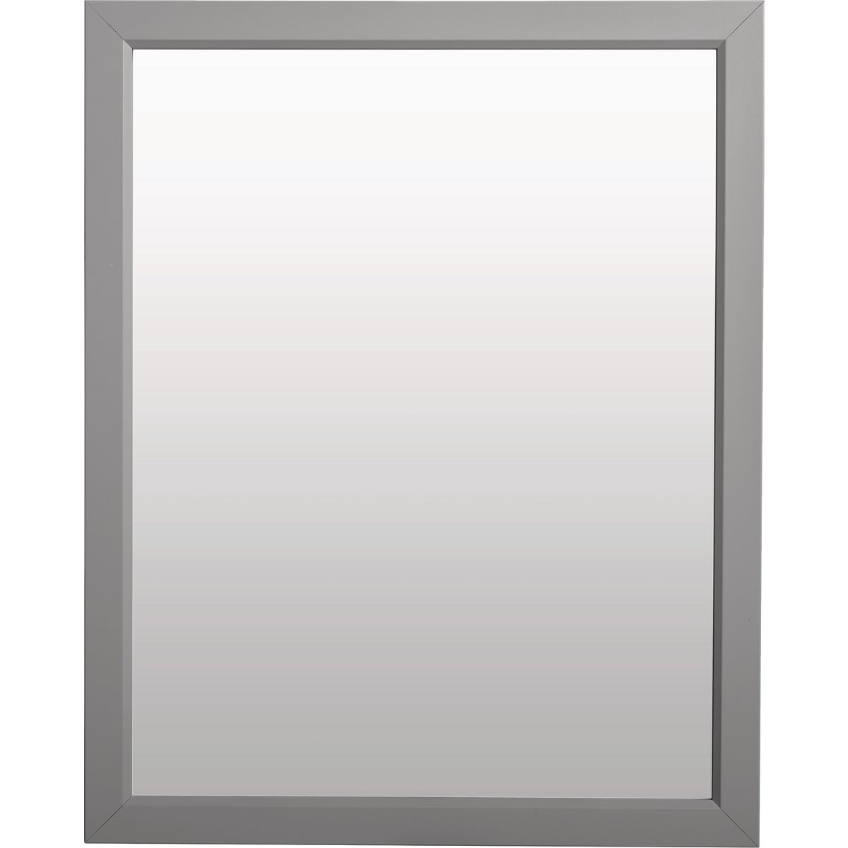 Zenna Home 20 In. x 25 In. Dove Gray Framed Wall Mirror