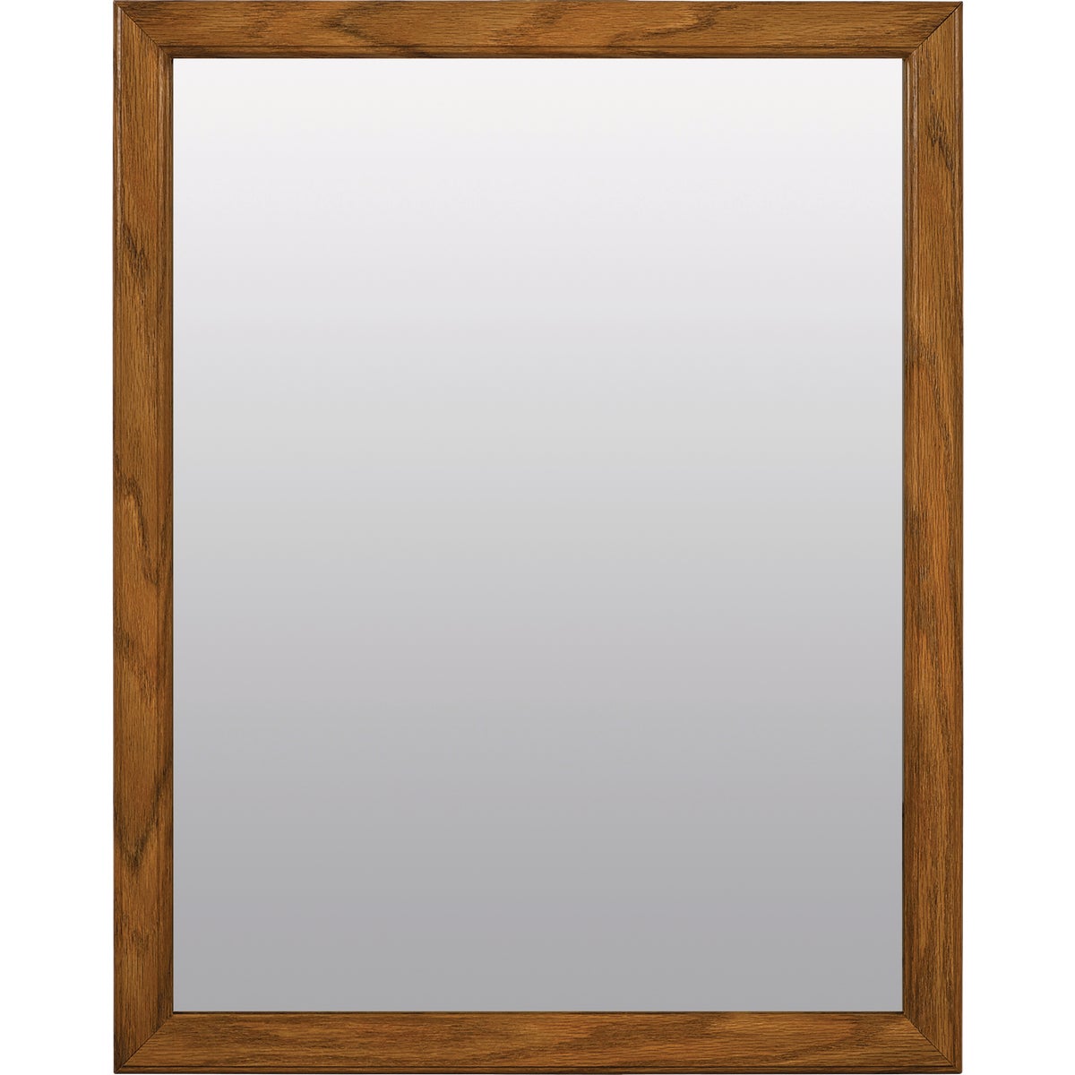 Zenna Home 20 In. x 25 In. Oak Framed Wall Mirror