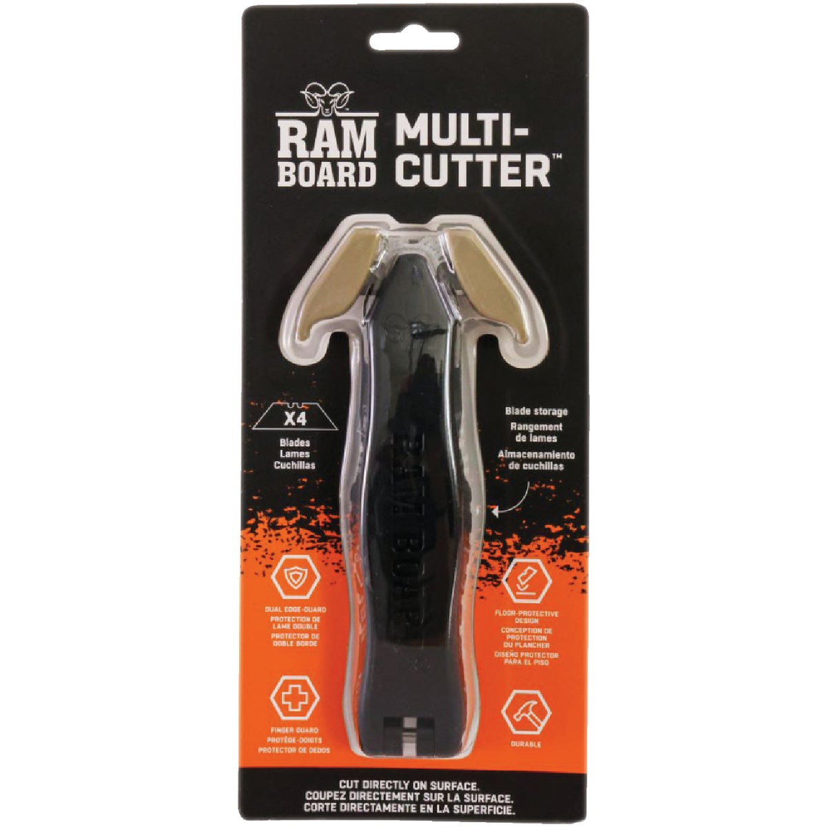 Ram Board Multi-Cutter Fixed Straight Utility Knife