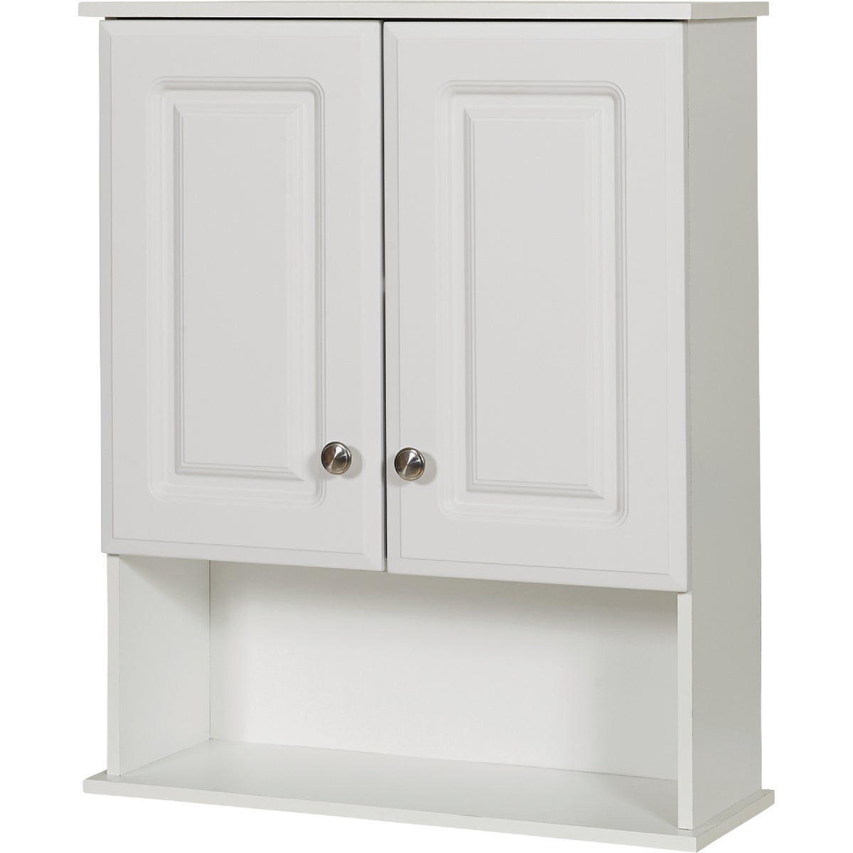 Zenith Zenna Home White 23 In. W x 8-1/4 In. D x 28 In. H Wall Bath Cabinet