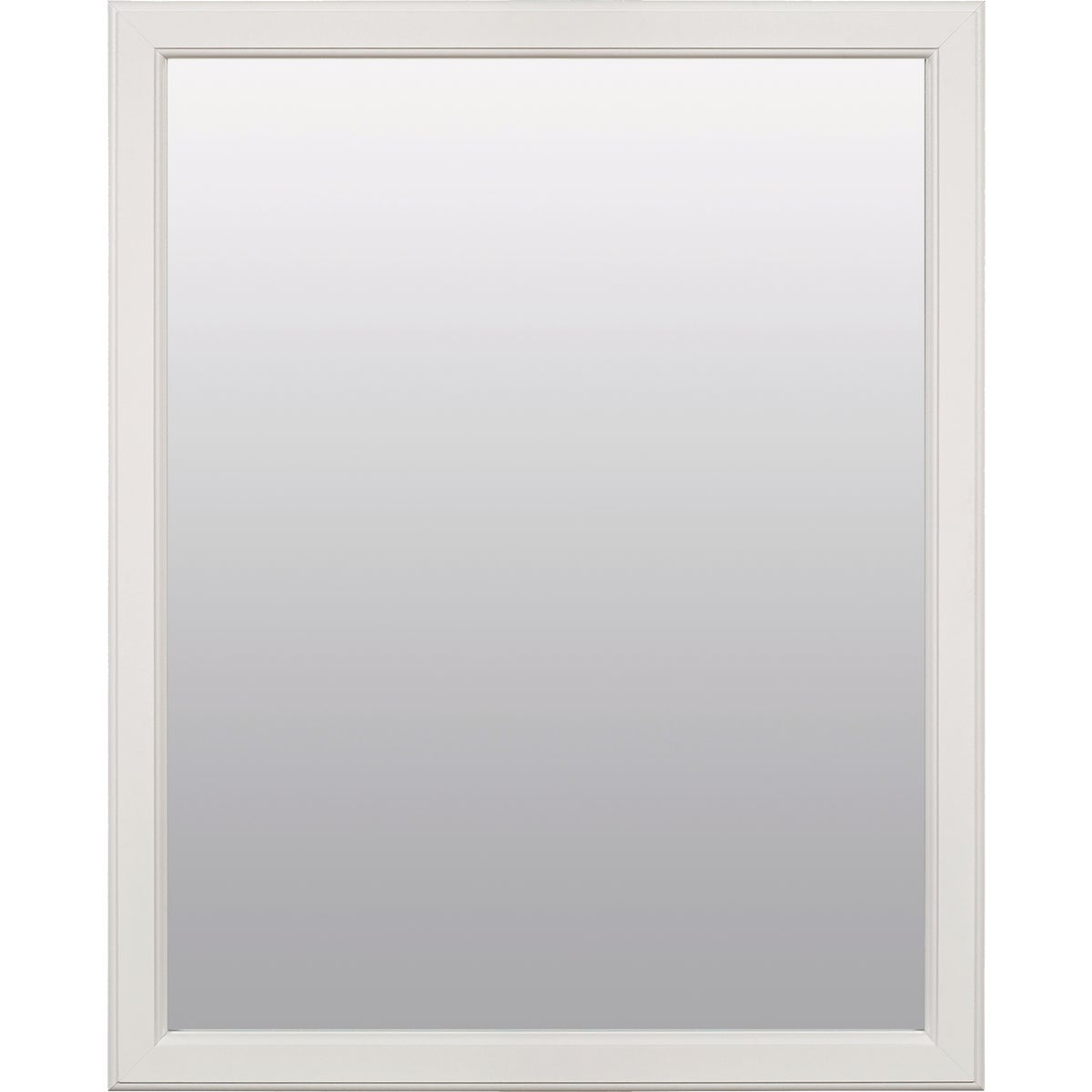 Zenna Home 20 In. x 25 In. White Framed Wall Mirror