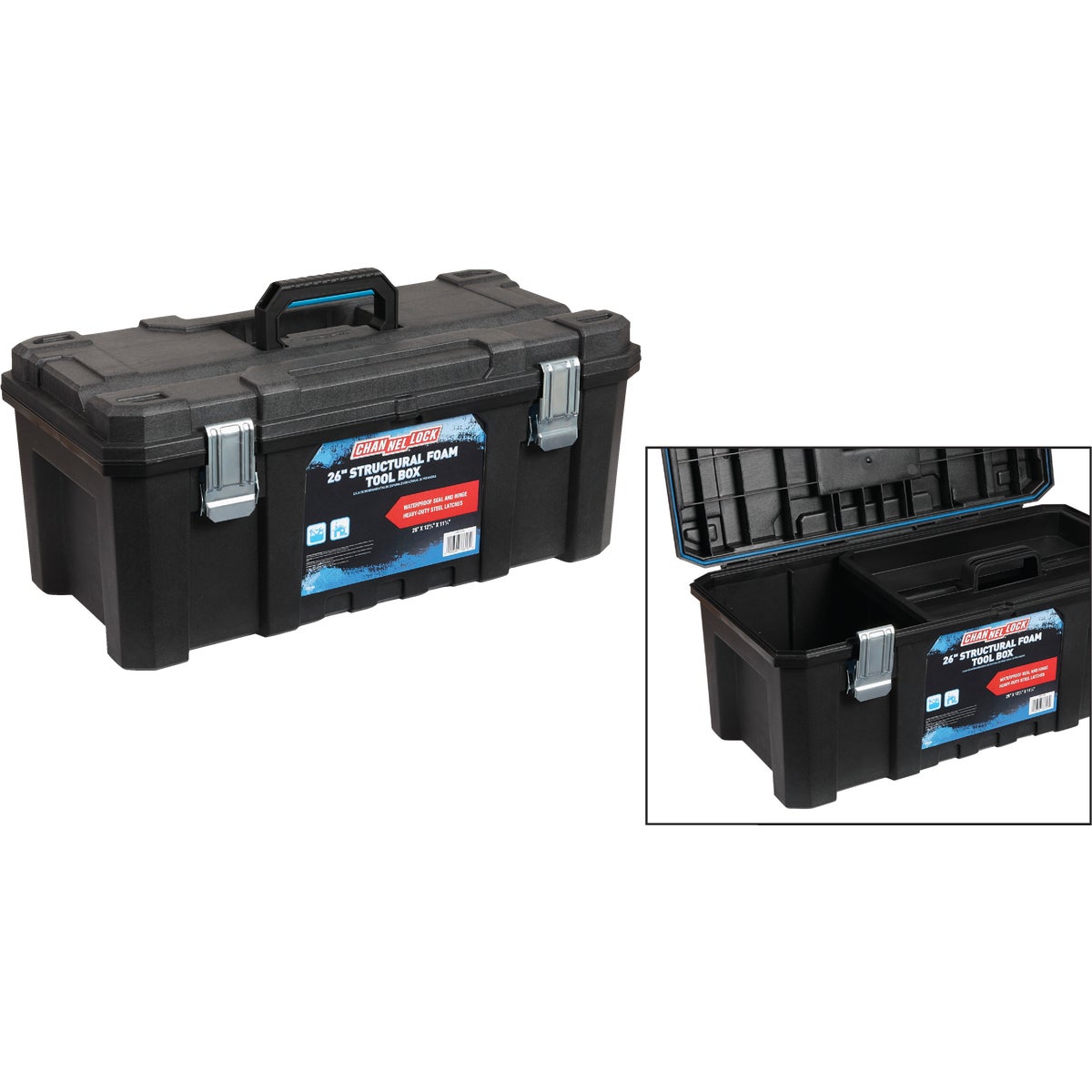 Channellock 26 In. Structural Foam Toolbox