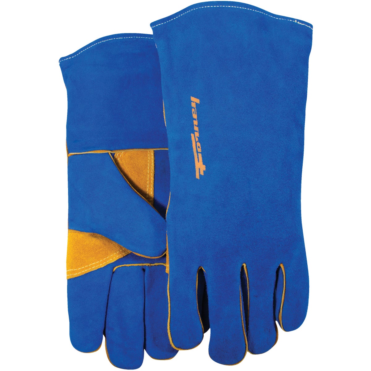 Forney Size 13-1/2 In. Blue Large Welding Gloves