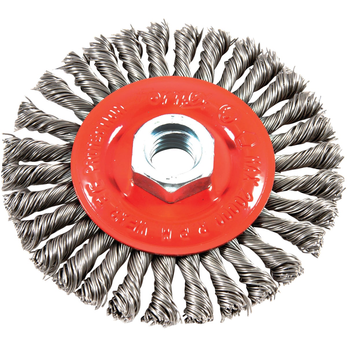 Forney 4 In. Stringer Bead 0.012 In. Angle Grinder Wire Wheel