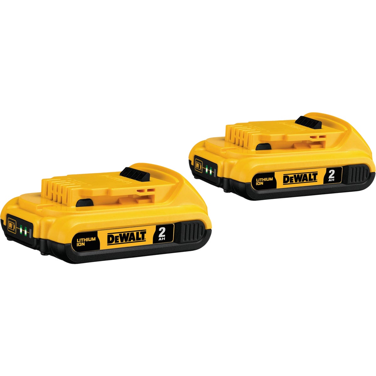 DEWALT 20 Volt MAX Lithium-Ion 2.0 Ah Compact Tool Battery (2-Pack)