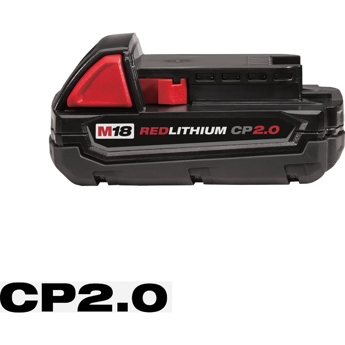 Milwaukee M18 REDLITHIUM 18 Volt Lithium-Ion 2.0 Ah Compact Tool Battery