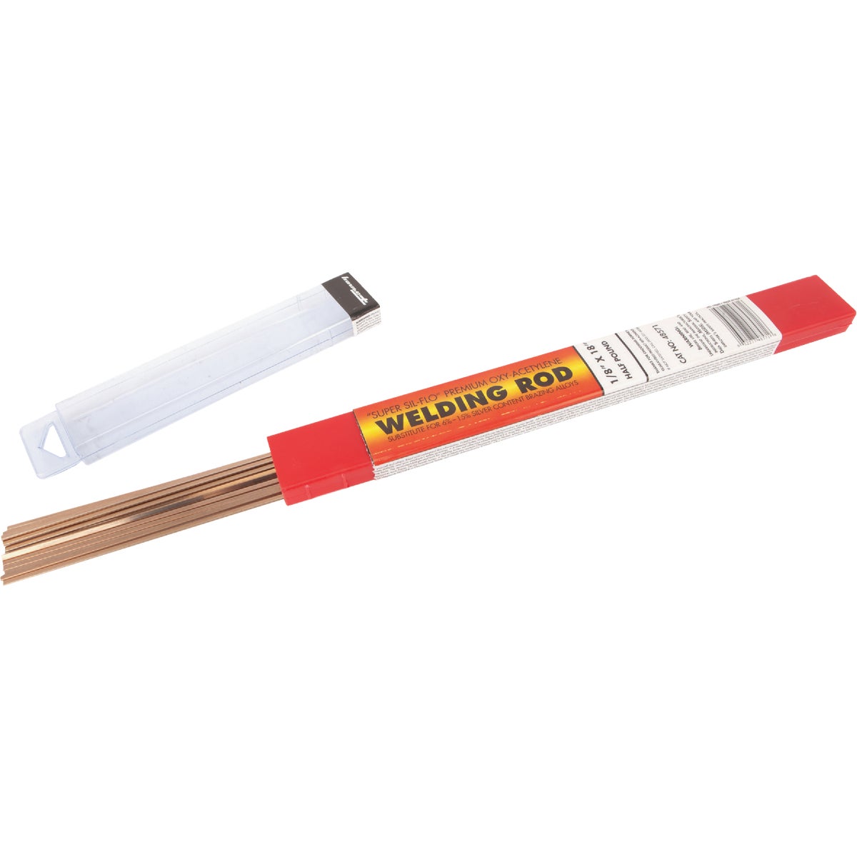 Forney 1/8 In. x 18 In. Super Sil-Flo Brazing Rod, 1/2 Lb.