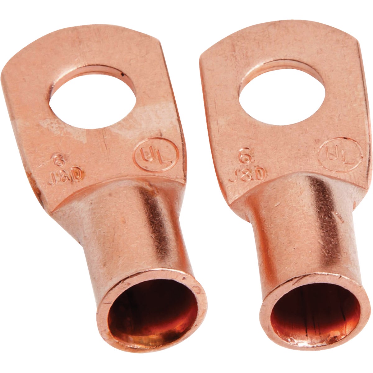 2PK #6X1/4″ CABLE LUG