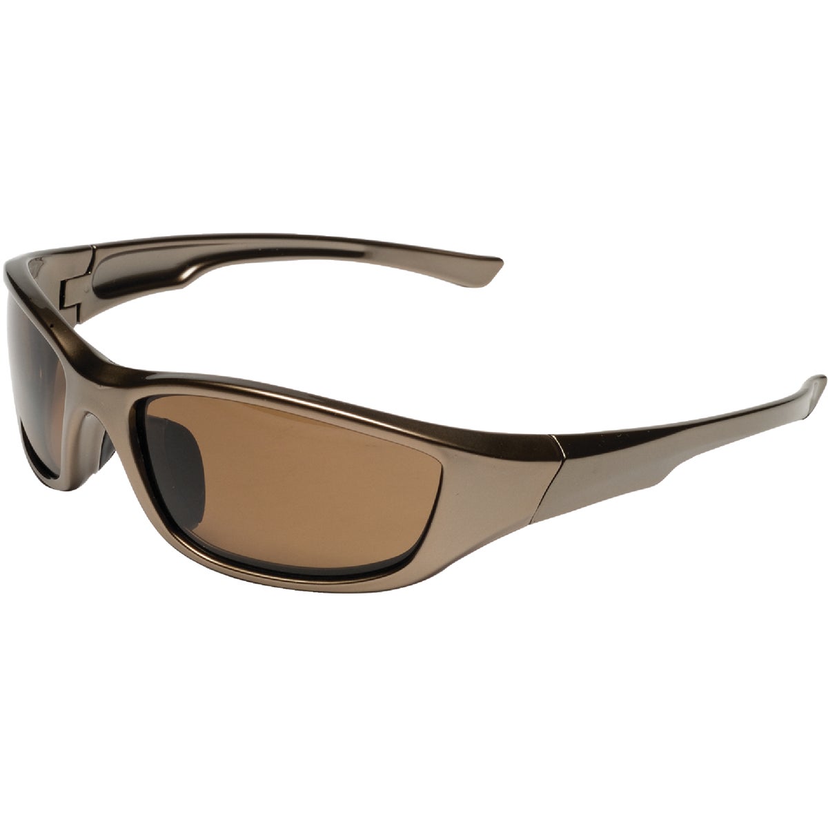Safety Works Polarized Brown Frame Safety Glasses with Brown Lenses