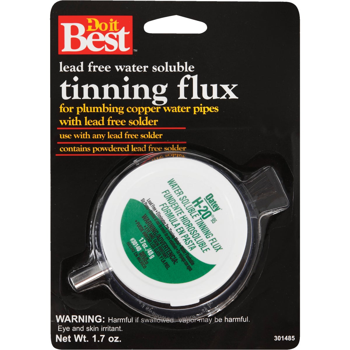 Do it Best H-2095 1.7 Oz. Water Soluble Tinning Flux, Powdered