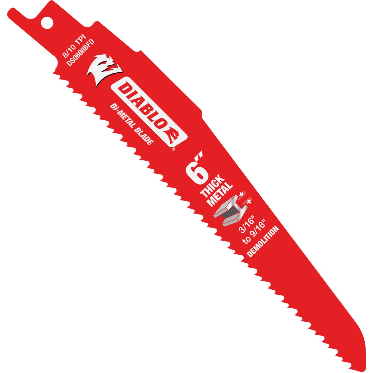 25PK 6″ 8/10 RECIP BLADE