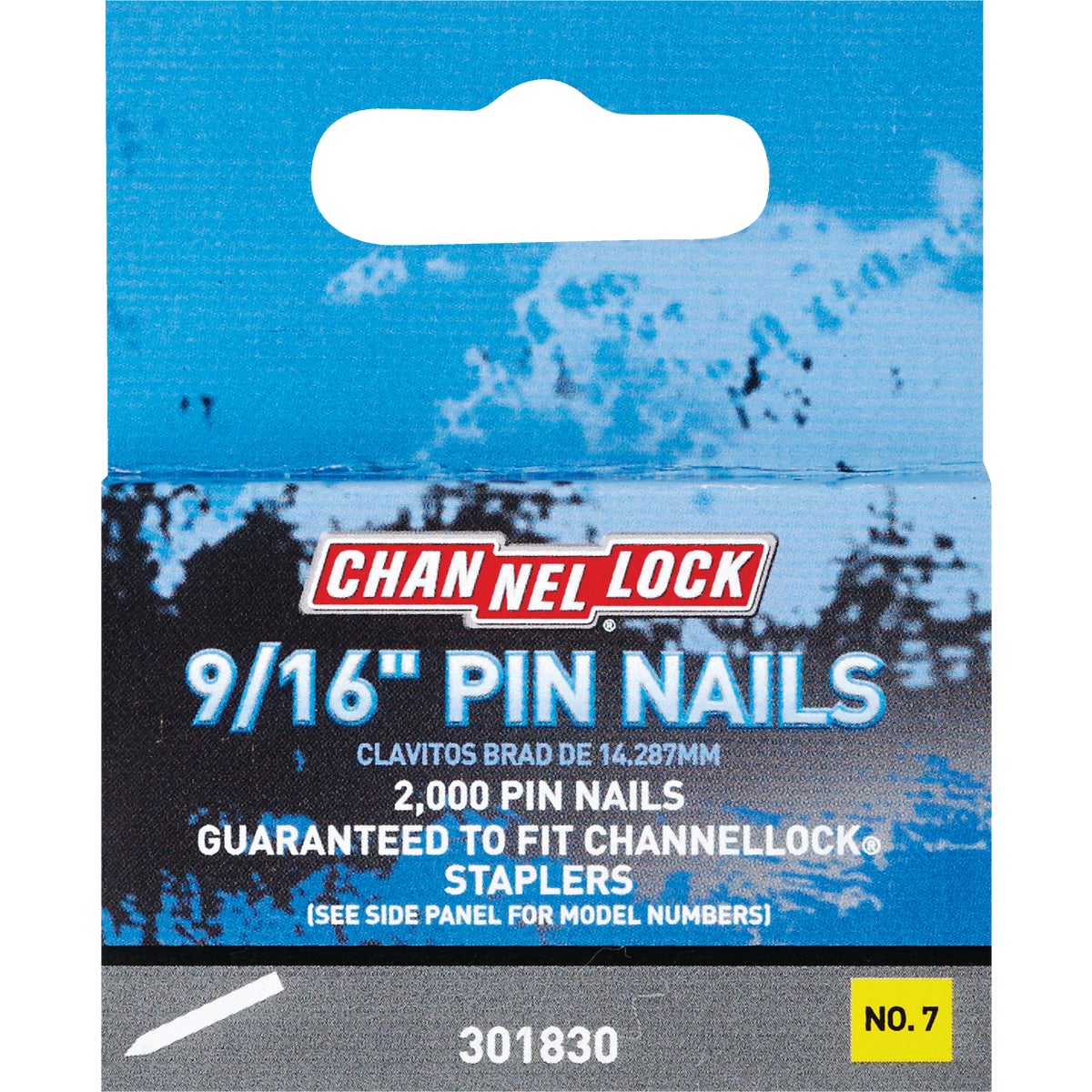 Channellock 9/16 In. 23-Gauge No. 7 Pin Nail (2000-Pack)