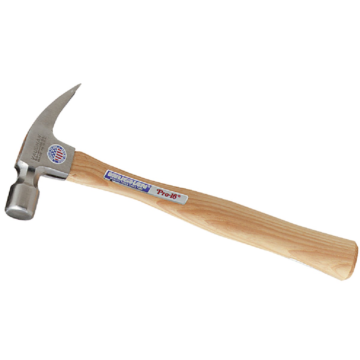 Vaughan 16 Oz. Smooth-Face Rip Claw Hammer with Hickory Handle