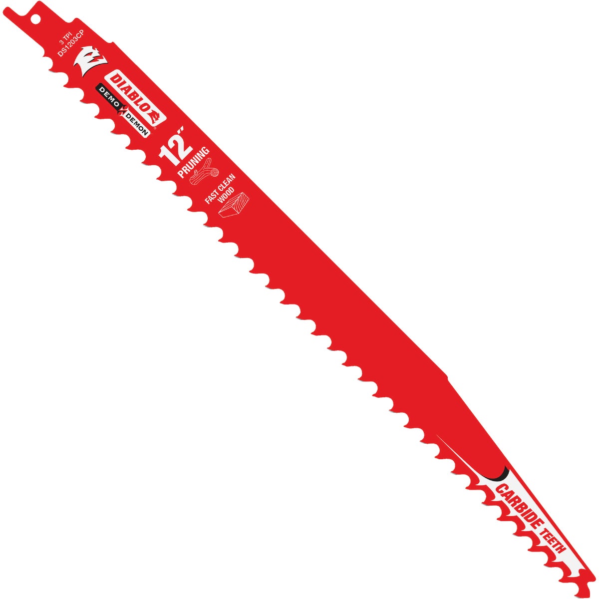 Diablo Demo Demon 12 In. 5 TPI Carbide Pruning Reciprocating Saw Blade