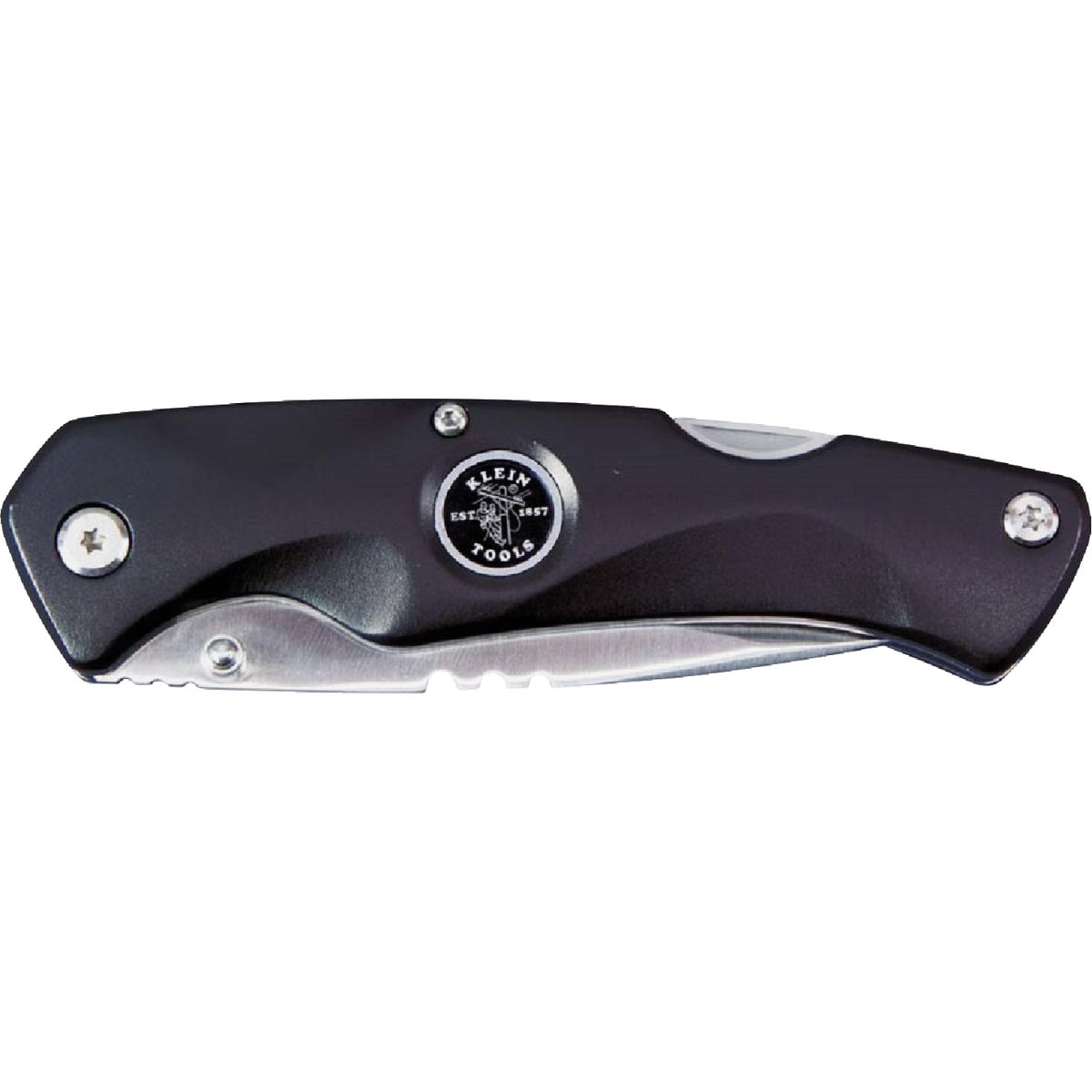 Klein 3-3/8 In. Electrician's Stainless Steel Folding Pocket Knife with #2 Phillips Driver