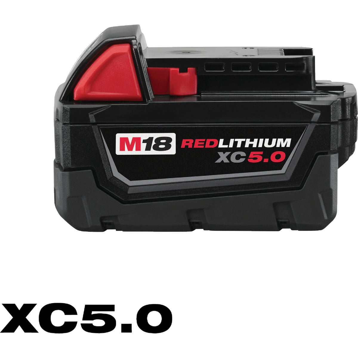 Milwaukee M18 REDLITHIUM XC 18 Volt Lithium-Ion 5.0 Ah Extended Capacity Tool Battery