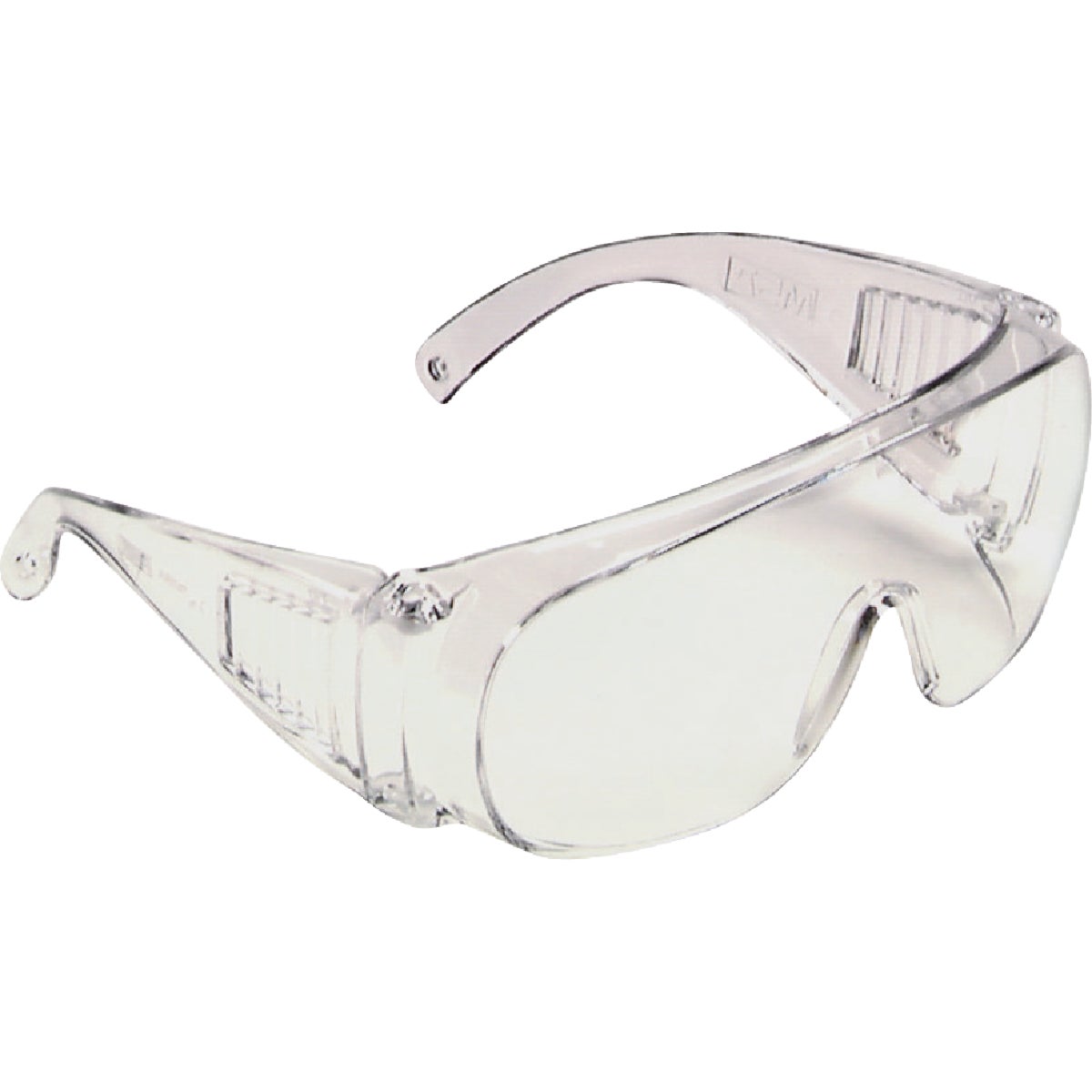 Safety Works Clear Frame Safety Glasses with Anti-Fog Clear Lenses