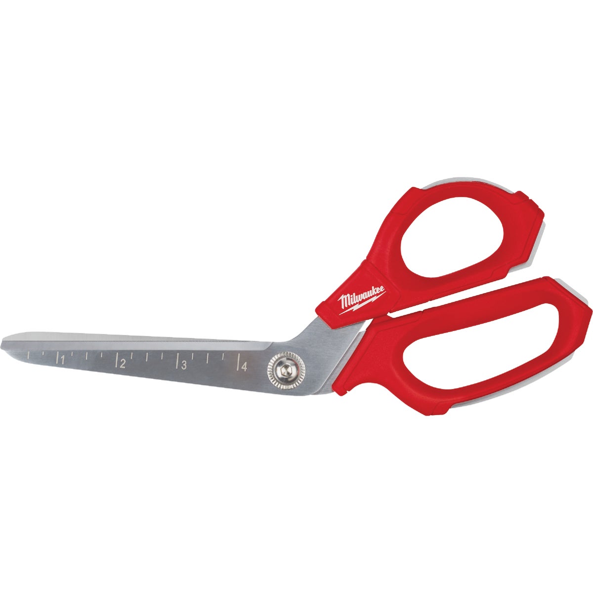 Milwaukee 9-1/2 In. Iron Carbide Offset Jobsite Scissors