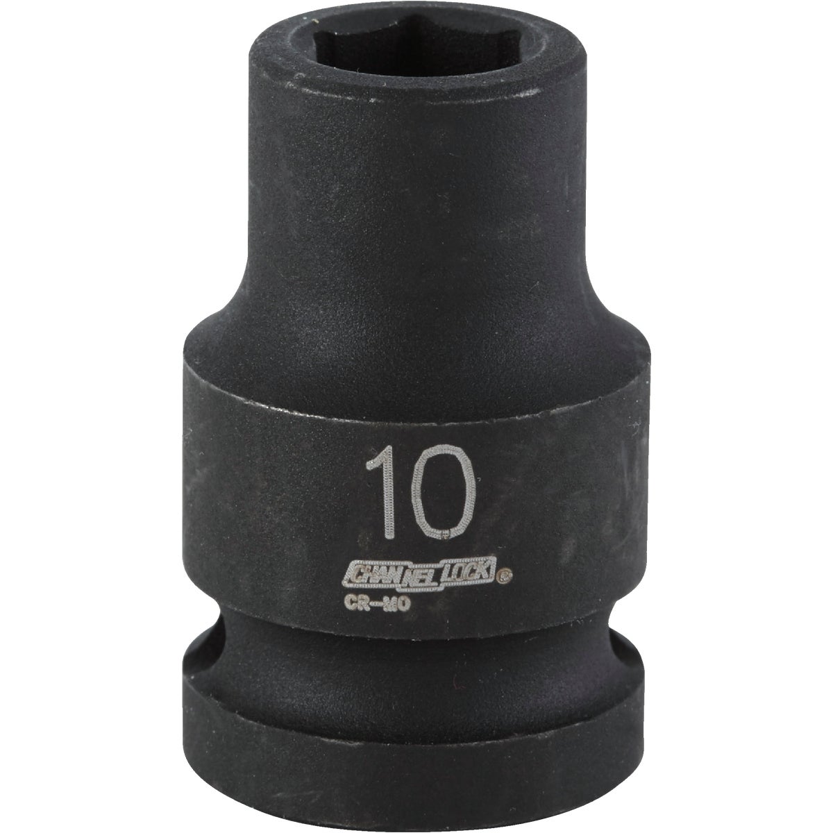 Channellock 1/2 In. Drive 10 mm 6-Point Shallow Metric Impact Socket