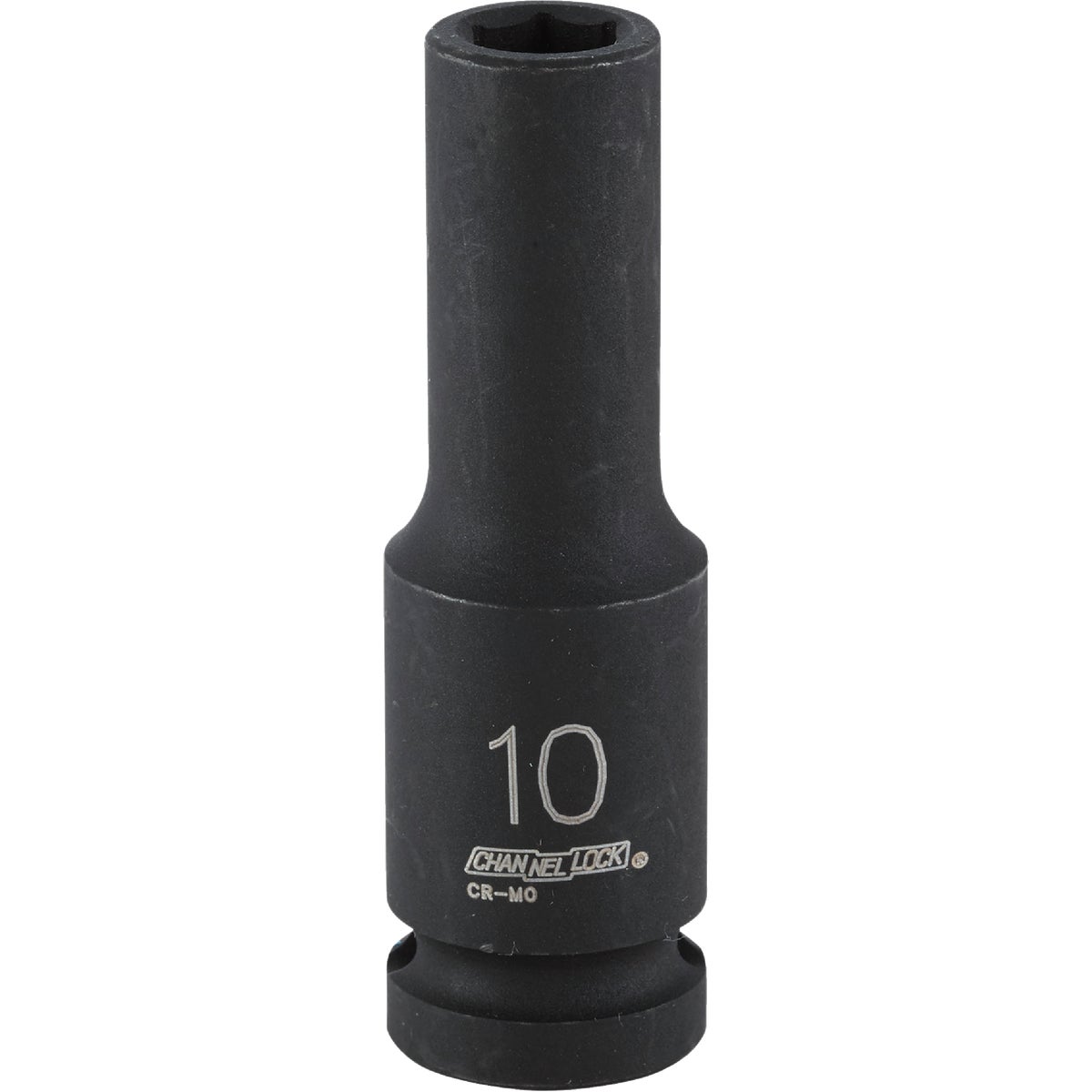 Channellock 1/2 In. Drive 10 mm 6-Point Deep Metric Impact Socket