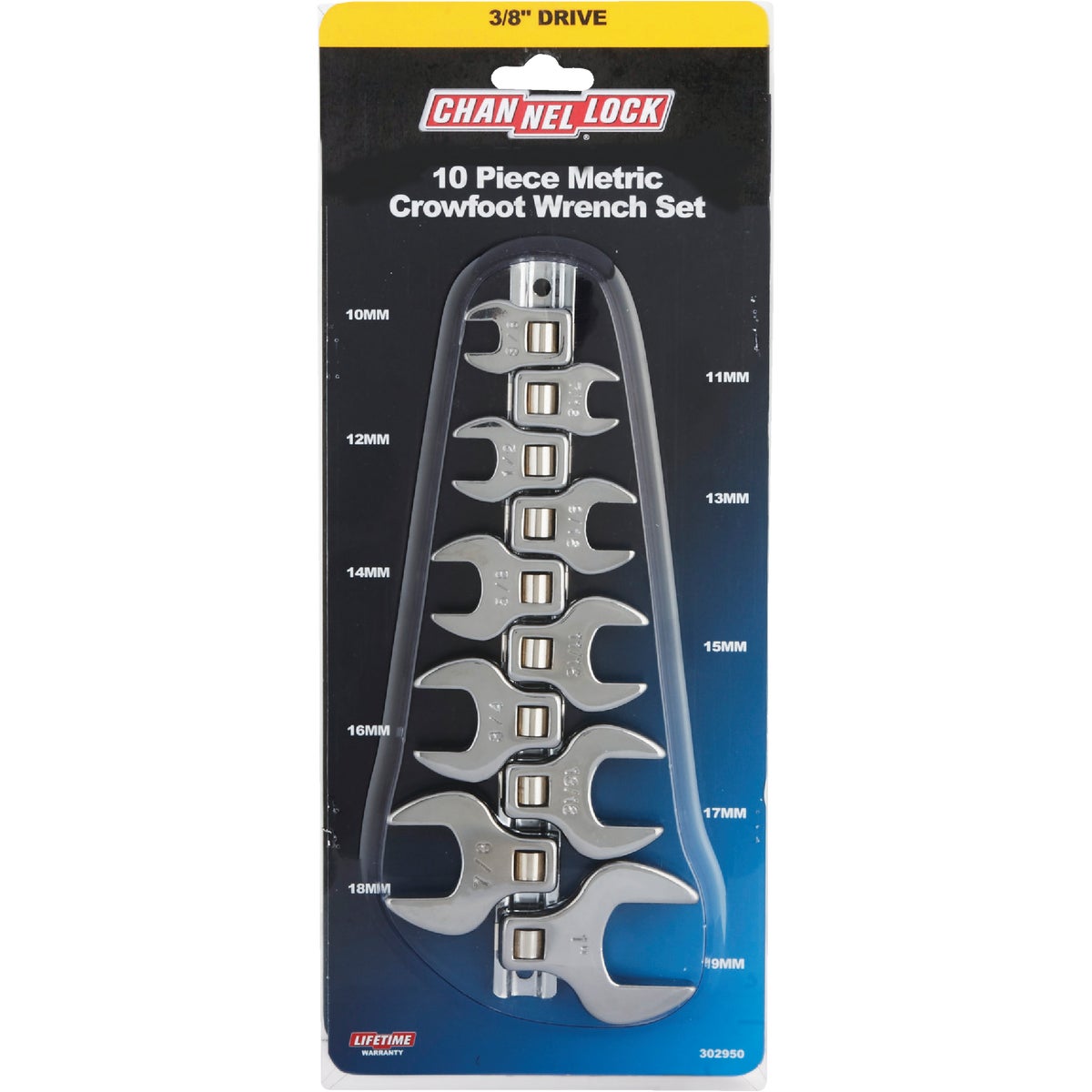 10PC CROWFOOT WRENCH SET