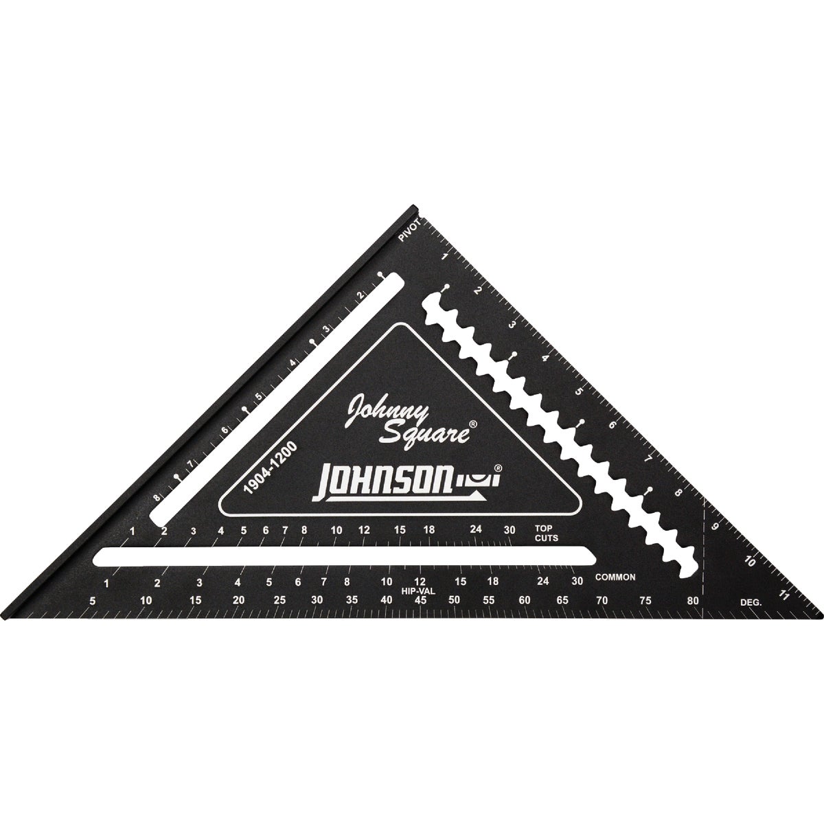 Johnson Level Johnny Square 12 In. Aluminum Professional Easy-Read Rafter Square