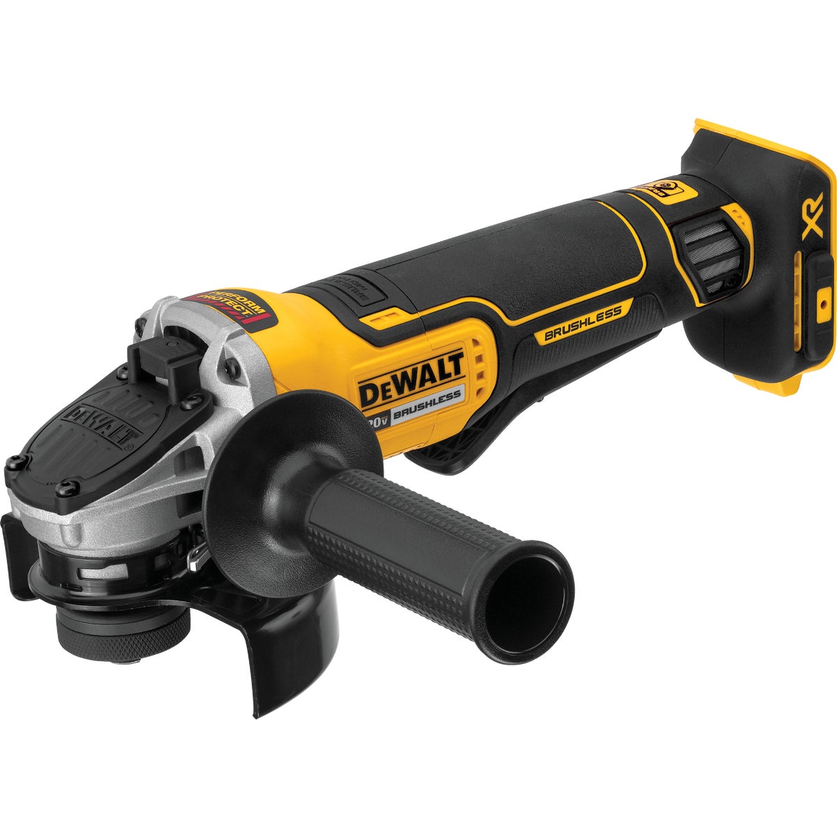 DEWALT 20 Volt MAX Lithium-Ion 4-1/2 In. Brushless Cordless Angle Grinder w/Kickback Brake (Tool Only)