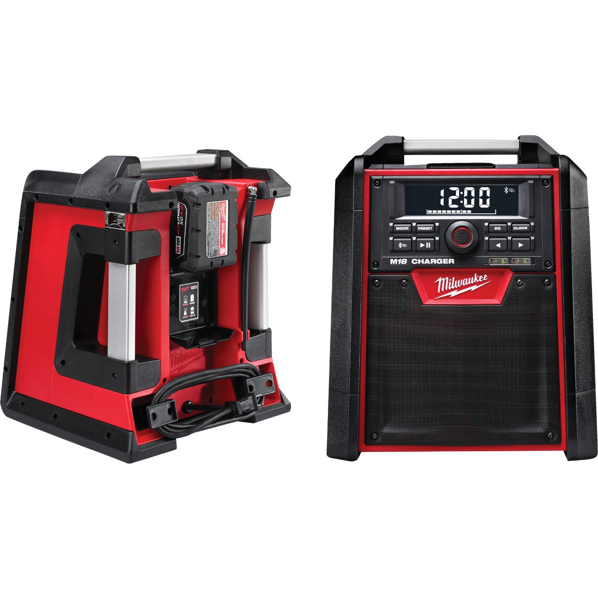 Milwaukee M18 18-Volt Lithium-Ion Bluetooth Cordless Jobsite Radio + Charger (Tool Only)