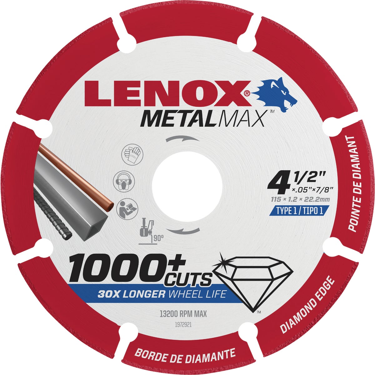 4.5″DIAMOND CUTOFF WHEEL