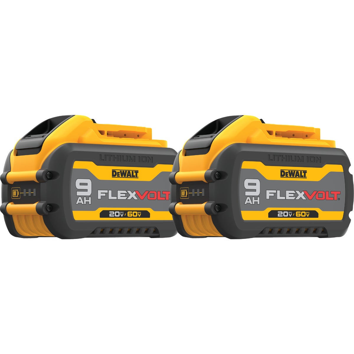 DEWALT FLEXVOLT 20 Volt/60 Volt MAX Lithium-Ion 9.0 Ah Tool Battery (2-Pack)