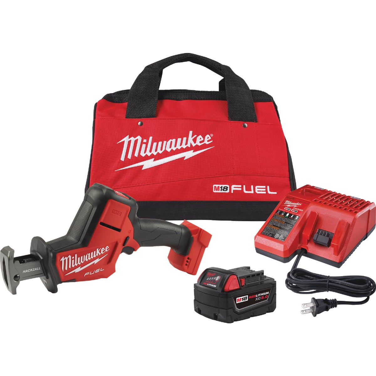 Milwaukee HACKZALL M18 FUEL 18-Volt Lithium-Ion Brushless Cordless Reciprocating Saw Kit